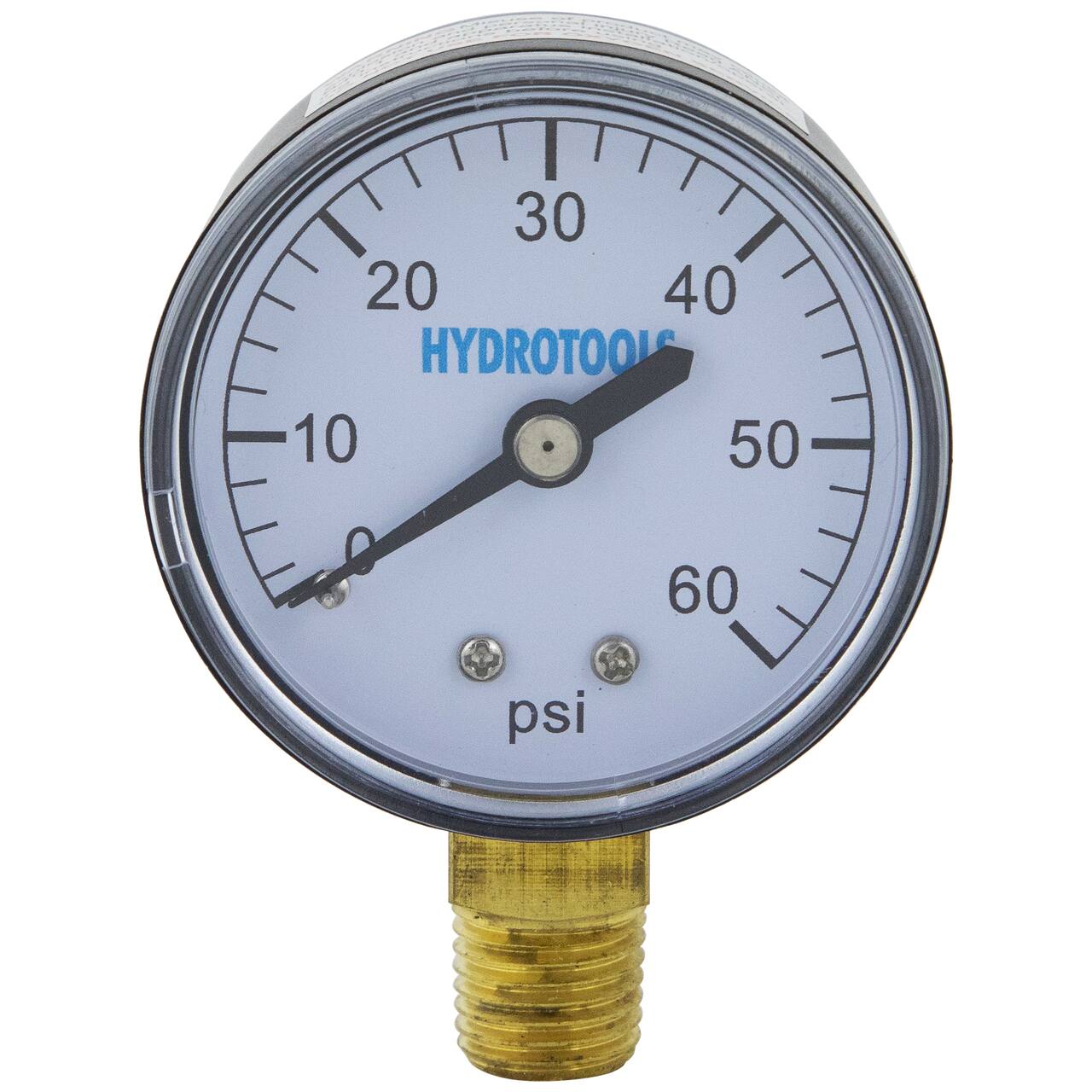 Swimline 60 PSI HydroTools Bottom Mount Pressure Gauge Swimming Pool Filter & Pump Accessory